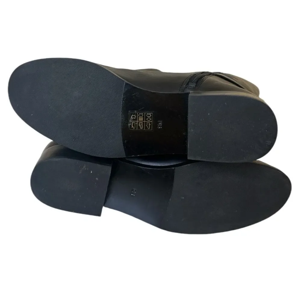 TORY BURCH Thora Black Patent Leather Boots